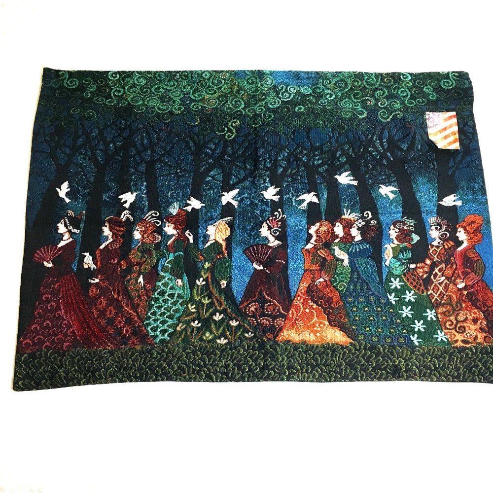 Renaissance Tapestry Jacquard Wall Hanging NWT NOS